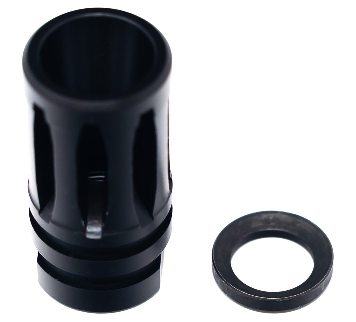 Faxon Firearms Ffmd762A2  A2 Flash Hider Black Nitride 5/8&Quot;X24 Threads 30 Cal