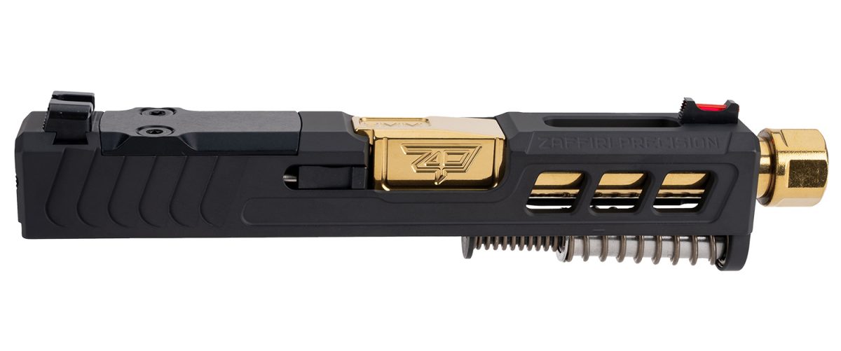 Zaffiri Precision Zps.3.43.Blk.cu  Complete Upper 9Mm Black Nitride Stainless Steel