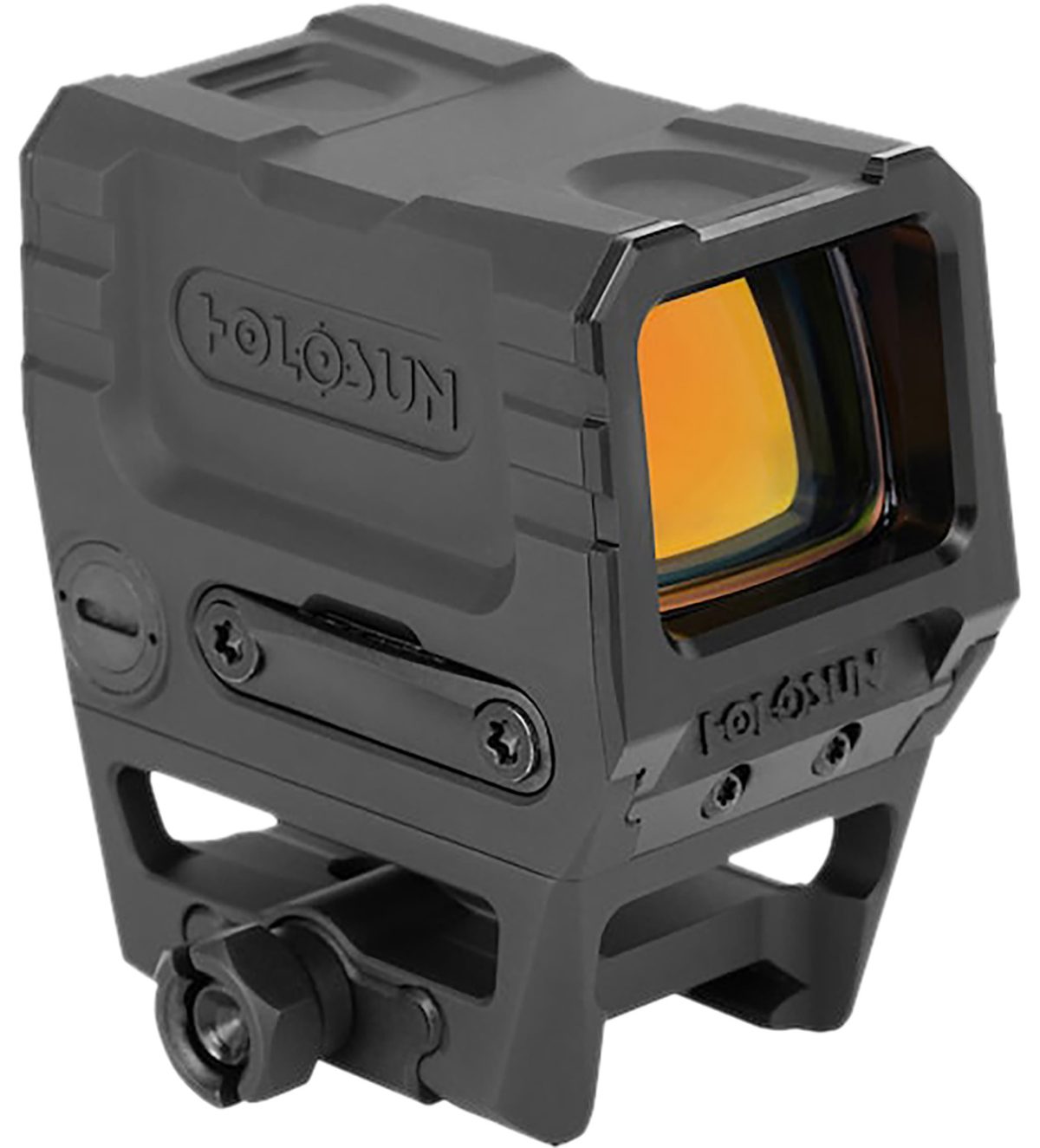 Holosun Aemscorex2Gd   Black Anodized 1X 2 Moa Gold Dot Reticle