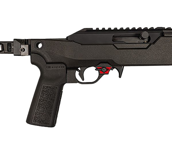 Franklin Armory 0230000BLK F22  22 LR 10+1 8" Black Threaded Barrel, Black Aluminum Receiver w/Picatinny Rail, SB Tactical 1913 Brace