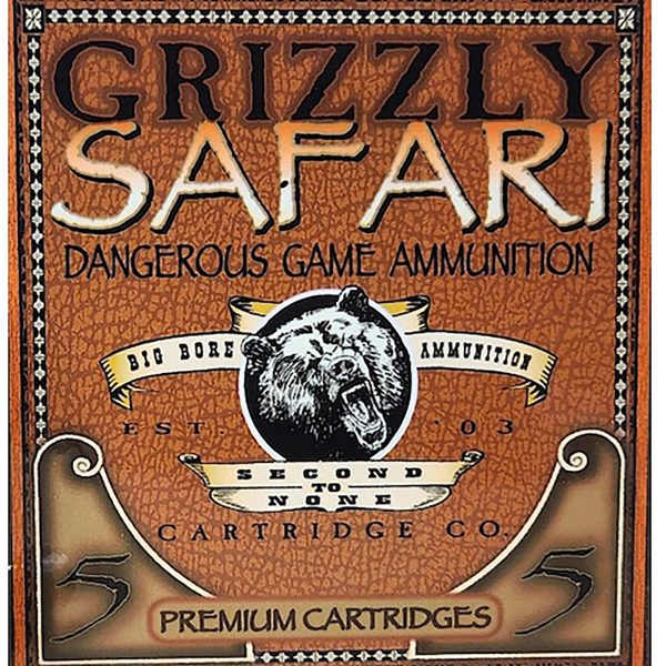 Grizzly Ammo GC458WM5   458WinMag 500gr Solid Brass 5 Per Box/10 Case