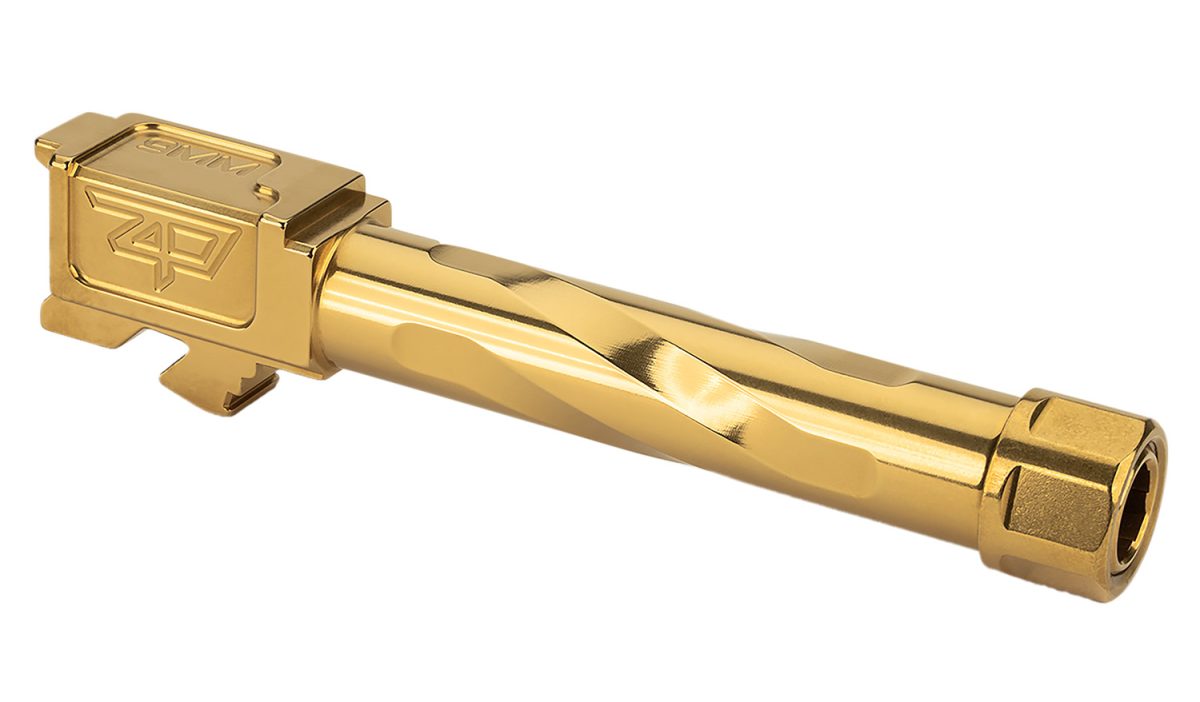 Zaffiri Precision Zp.19Btg   9Mm Fits Glock 19 4.50&Quot; Gold 416R Stainless Steel
