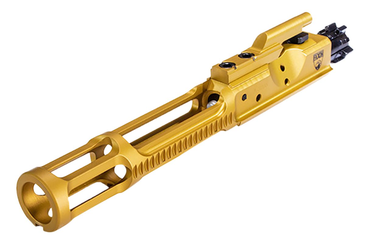Faxon Firearms Ff556Bcgcnitridelwtin Gunner  5.56 Nato Nitride Full Auto Gold