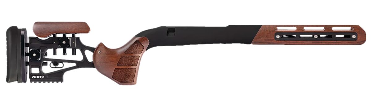 Woox Sh.chs011.04 Furiosa Chassis Walnut Aluminum/Wood Fits Tikka T3/T3X Bolt Action 31&Quot; Oal