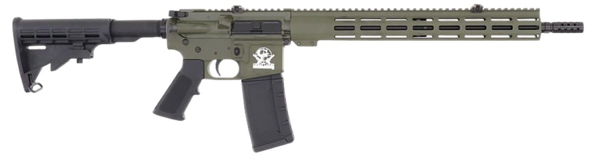 Great Lakes Firearms Gl15223Odg Ar-15  223 Wylde 30+1 16&Quot; Black Nitride Threaded Barrel, Od Green Cerakote Aluminum Receiver W/Picatinny Rail, M-Lok Handguard, Black Polymer Stock, Mil-Spec Grip
