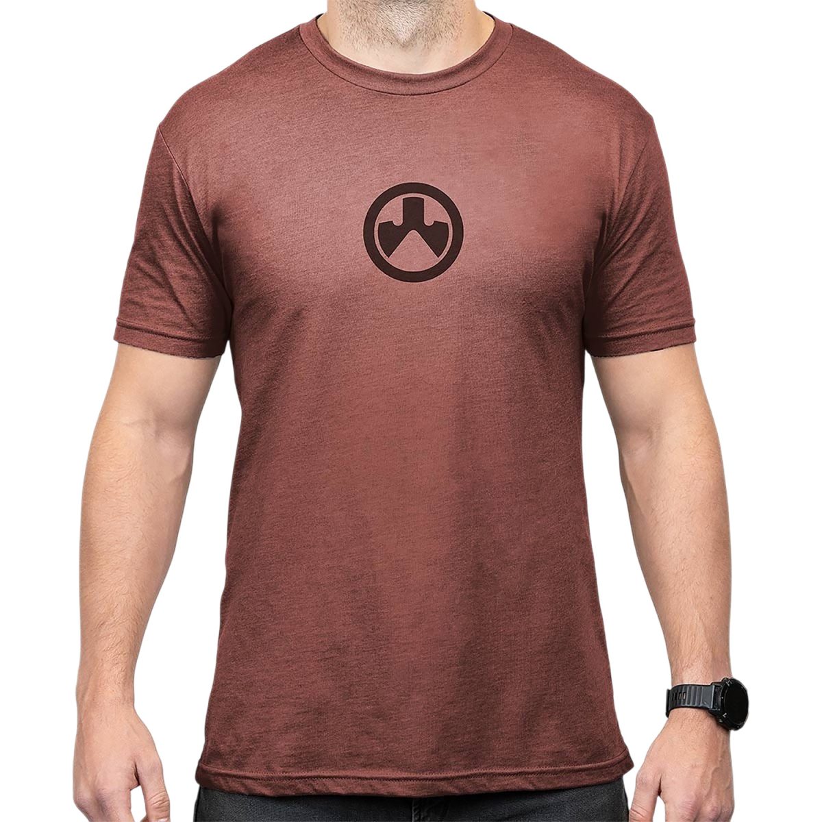 Magpul Mag1115-613  Icon Redrock Heather Cotton/Polyester Short Sleeve Xl