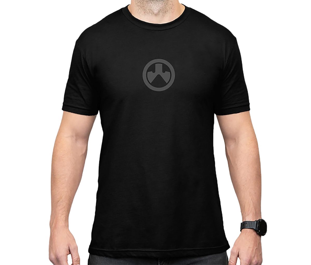 Magpul Mag1115-001-S Icon Logo  Black Cotton/Polyester Short Sleeve Small