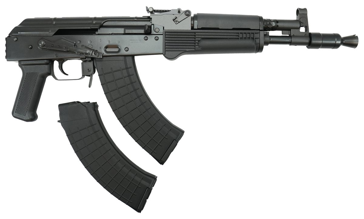 Pioneer Arms Ak0031Ftprop Hellpup Pro 7.62X39Mm 30+1 11.73&Quot; Black Threaded Barrel, Receiver W/Black Side Mounted Optic Rail, Rear Picatinny Rail, Black Polymer Forend, Black Plastic Grip, Right Hand