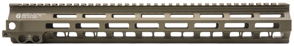 Geissele Automatics 05286S Super Modular Rail Mk8 Ddc Aluminum 15&Quot; Long