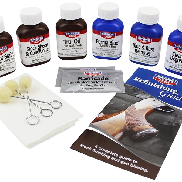 Birchwood Casey 20001 Deluxe Perma Blue & Tru-Oil Gun Stock Finishing Kit