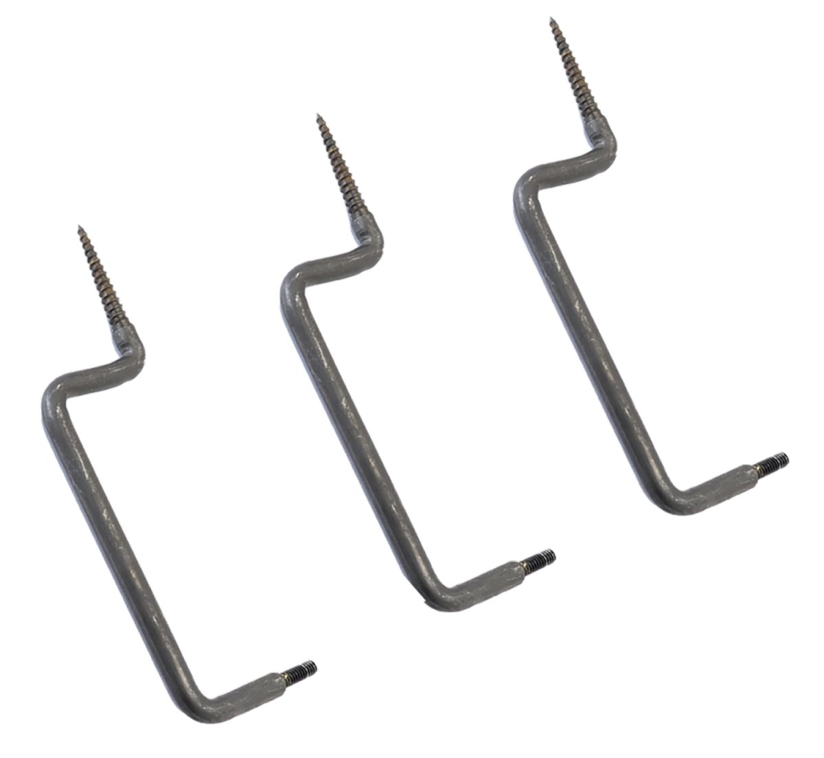 Stealth Cam Stcts3Pk Tree Screw Mounts Compatible With 1/4&Quot;-20 Thread Adapter Black 3 Per Pkg