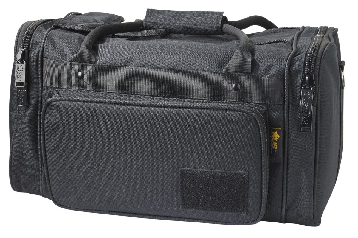Us Peacekeeper P21115 Medium Range Bag Water Resistant Black 600D Polyester With Pockets, Removable Gun Rug, &Amp; Wraparound Handles 18&Quot; L X 10&Quot; H X 10&Quot; D Exterior Dimensions