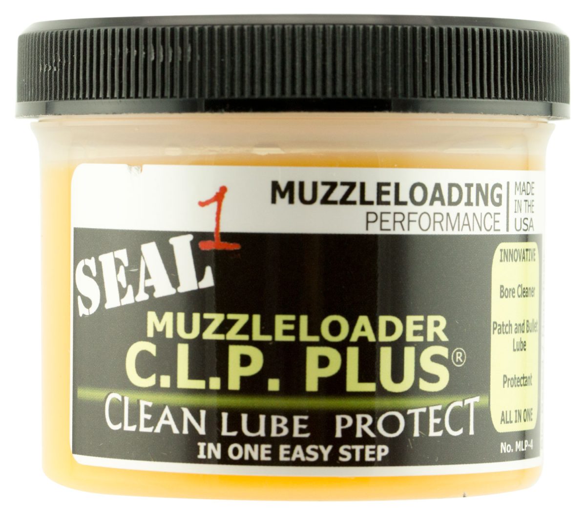 Seal 1 Mlp4 Clp Plus Muzzleloader Cleans, Lubricates, Protects 4 Oz Jar