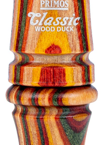 Primos 882 Classic  Open Call, Wood Duck Sounds, Attracts Ducks Species, Multi-Color Hardwood