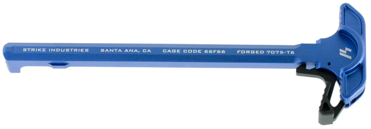 Strike Archelblu Extended Latch Charging Handle Ar-15 Blue Anodized Aluminum