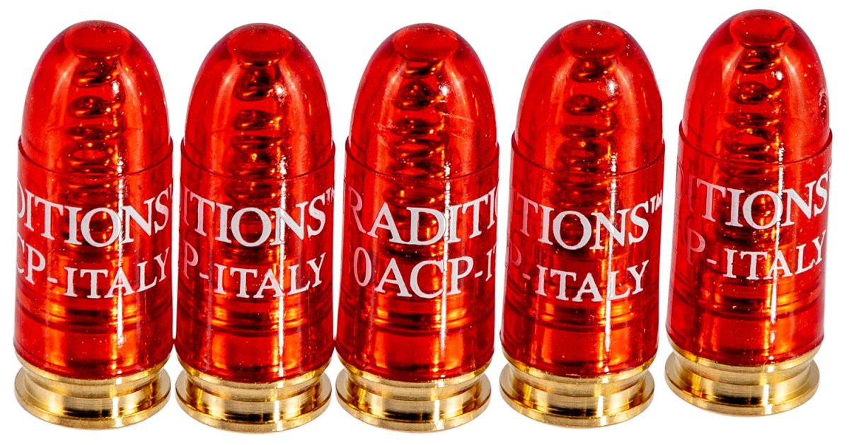Traditions Asc380 Snap Caps Handgun 380Acp Brass Plastic 5Pack