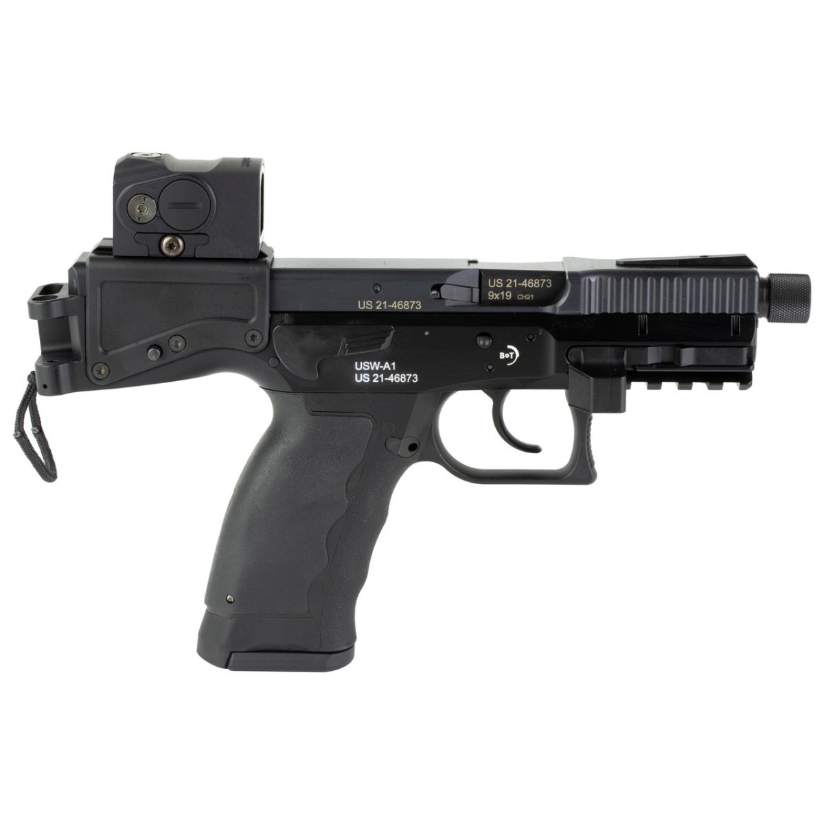 B&Amp;T Usw-A1 9Mm Blk 4.3&Quot; 17+1