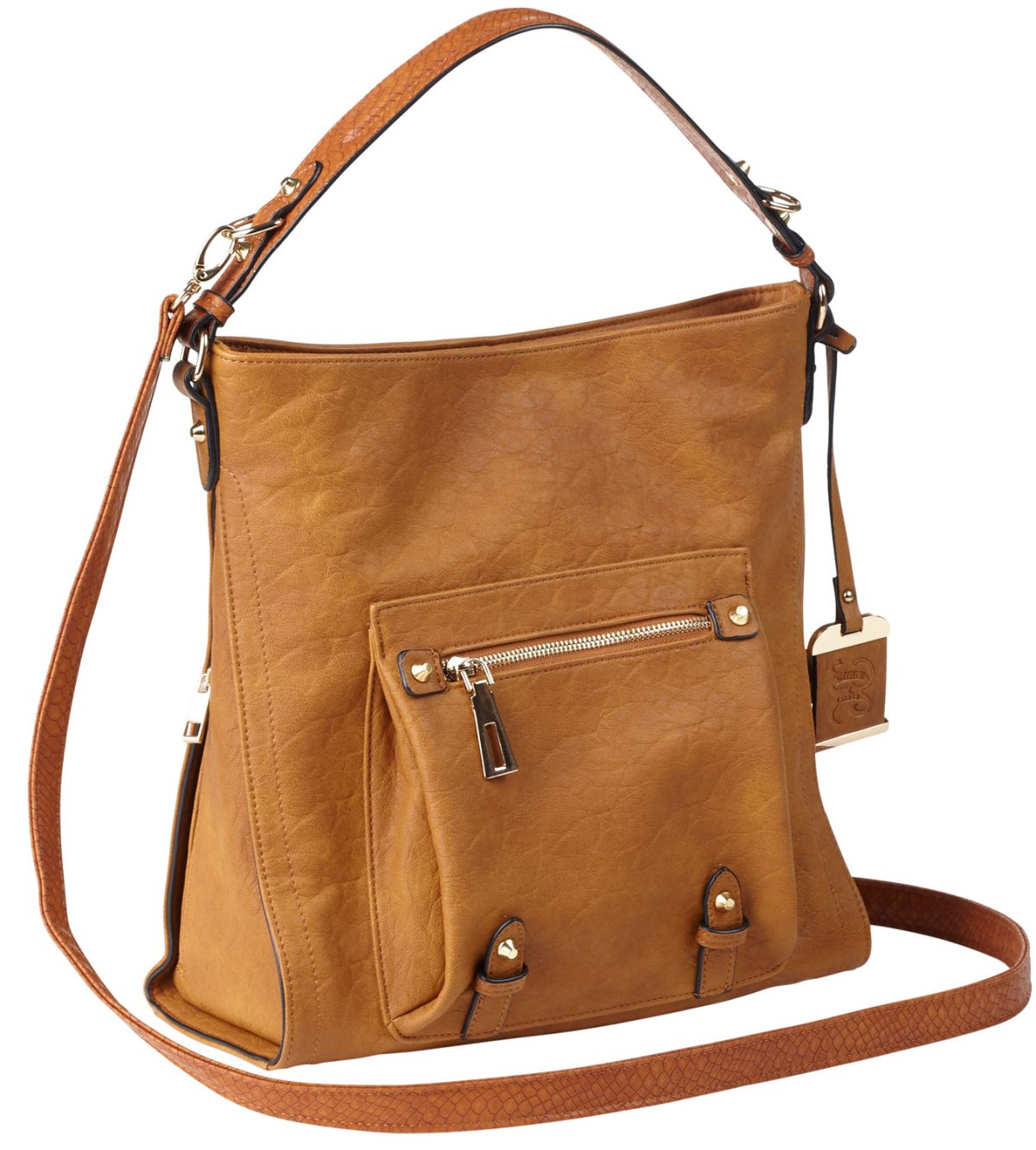 Bulldog Bdp054 Hobo Purse W/Holster Brown Leather Most Sm Pistols &Amp; Revolvers Right Hand