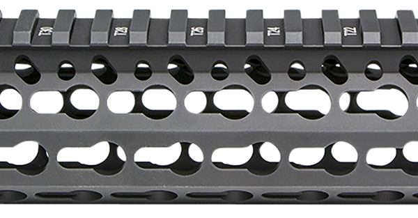 BCM KMRA10556BK KMR Alpha Handguard 10" Keymod Style Made of Aluminum with Black Anodized Finish for AR-15