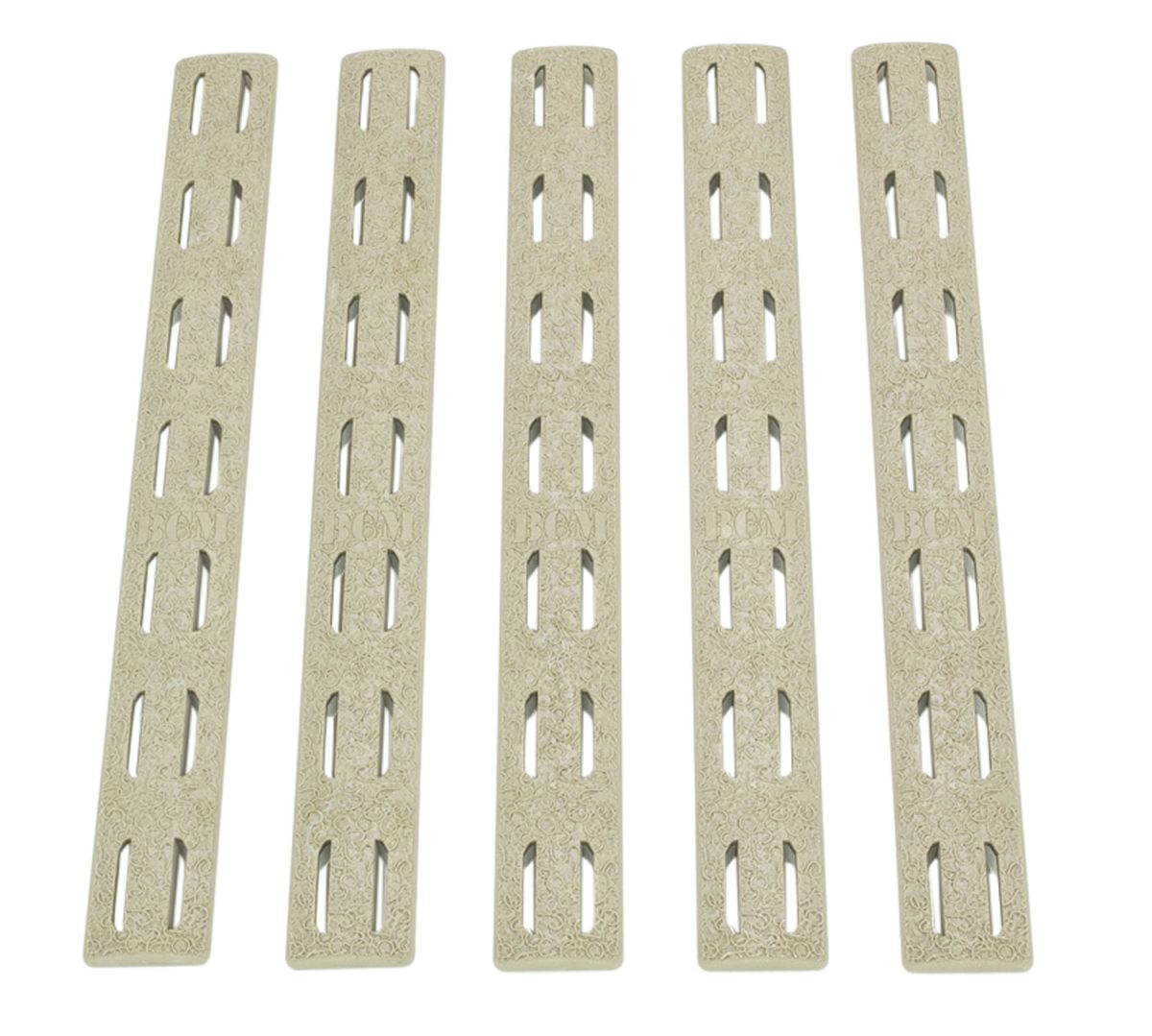 Bcm Kmrrpfde5 Keymod Rail Panel Kit  Ar-15 Flat Dark Earth Polymer 5 Pack
