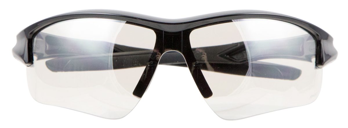 Howard Leight R02216 Uvex Acadia Adult Sct Reflect-50 Mirror Lens Scratch Resistant Black Frame