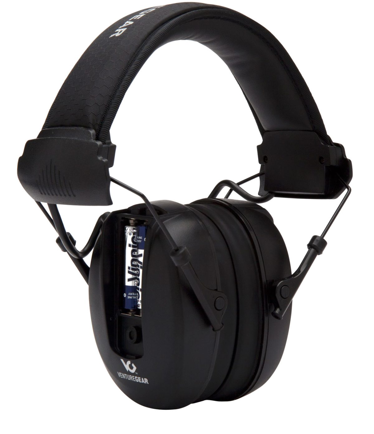 Pyramex Vgpme10 Venture Gear Clandestine Electronic Muff 24 Db Over The Head Black Adult 1 Pair