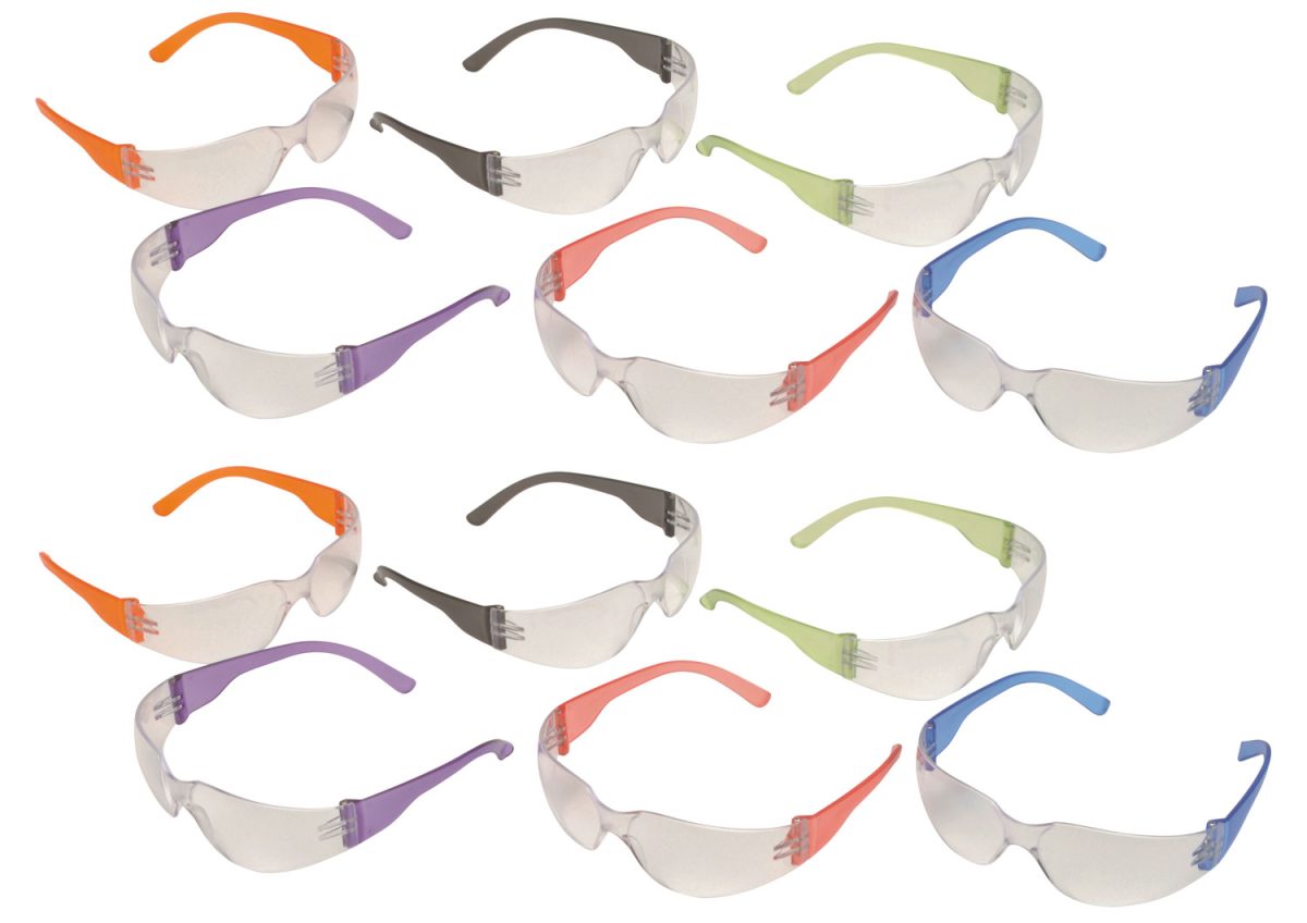 Pyramex S4110Smp Intruder Glasses Adult Clear Lens Anti-Scratch Polycarbonate 12 Pair