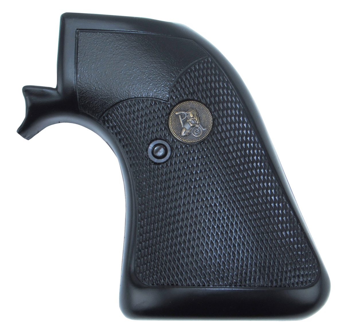 Pachmayr 03137 Presentation Grip Checkered Black Rubber For Ruger Blackhawk (New Model)