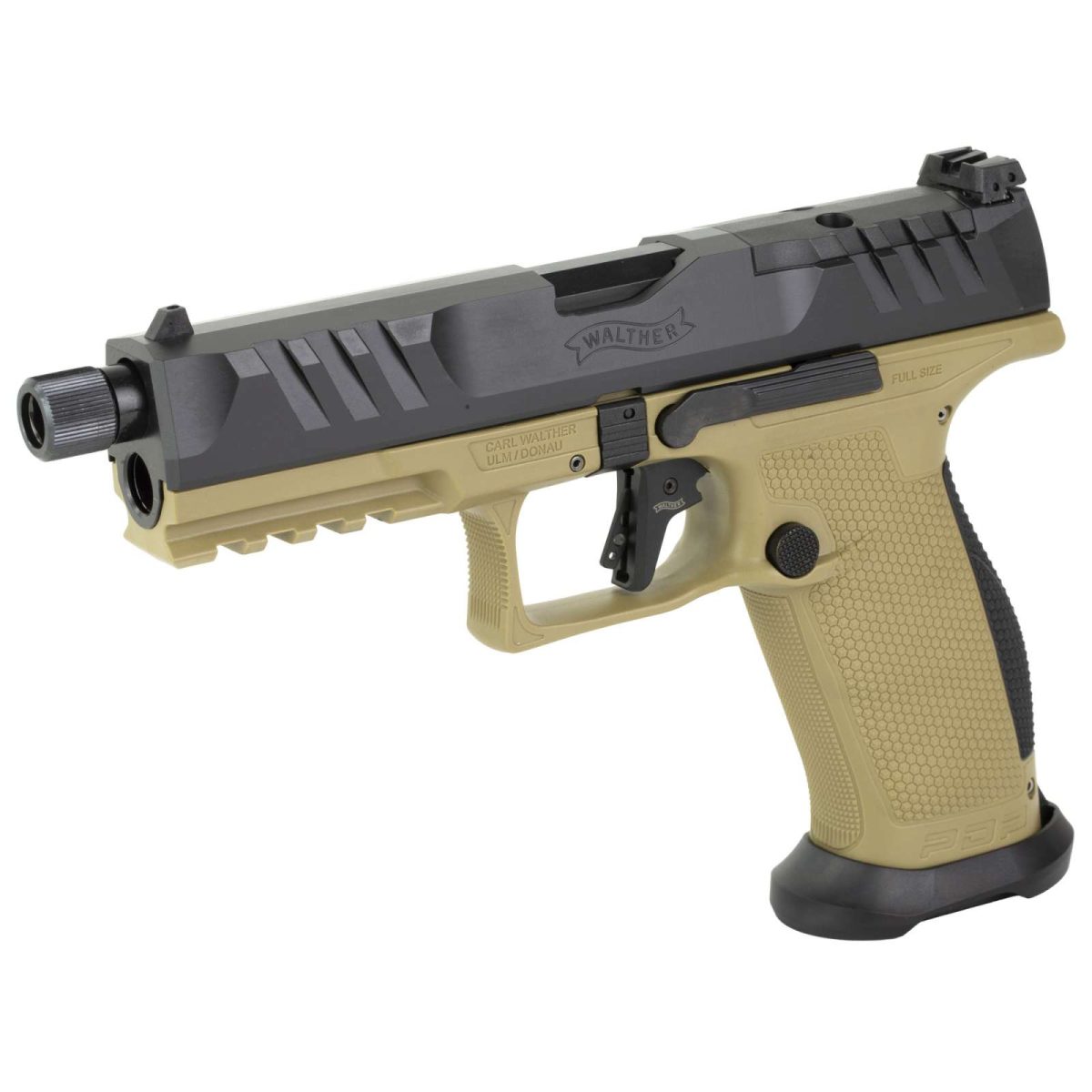 Walther Pdp Pro Sd Full Size 9Mm Pstl Blk/Fde 5.1&Quot; T.b. 3-18Rd Magazines - Image 2