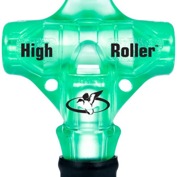Primos 838 High Roller  Whistle Call Mallard Drake/Pintail/Teal/Widgeon Sounds Attracts Ducks Green Polycarbonate