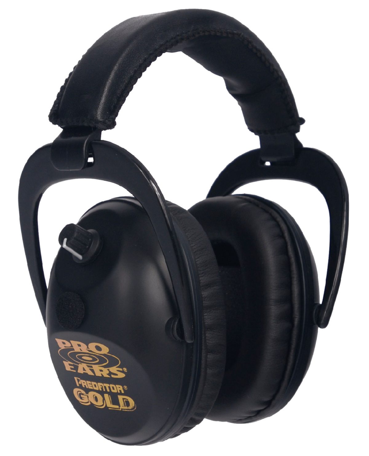 Pro Ears Gsp300Blk Predator Gold Electronic Muff 26 Db Over The Head Black/Gold Adult 1 Pair