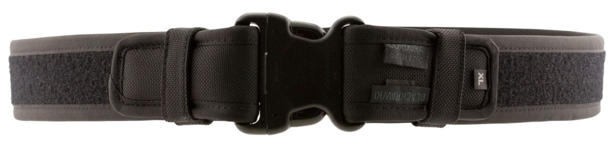 Blackhawk 44B2Mdbk Ergonomic Duty Belt Black Cordura 32-36&Quot; 2.25&Quot; Wide Buckle Closure