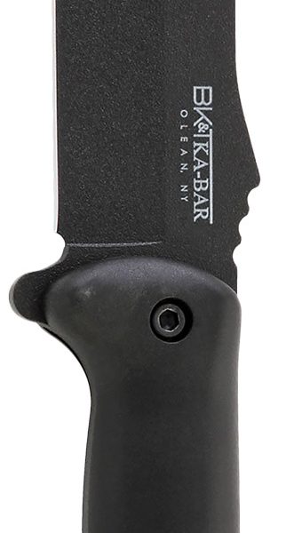 Ka-Bar BK10 Becker Crewman 5.50" Fixed Clip Point Plain Black 1095 Cro-Van Blade, Black Ultramid Handle, Includes Sheath