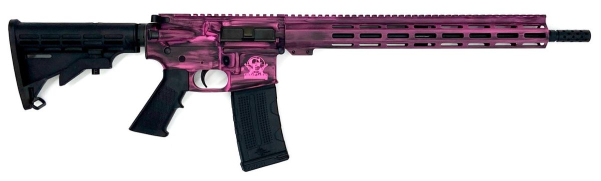 Glfa Ar-15 223Wyl 16 Battleworn Pink 30Rd