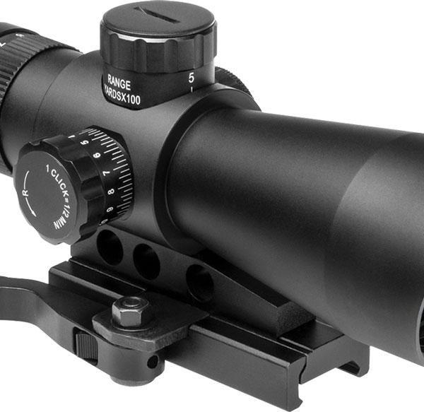 NcStar Mark III Tactical Gen II 3-9x42mm P4 Sniper Rifle Scope - Black Anodized