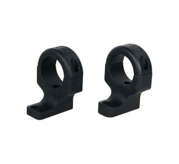 DNZ Game Reaper Two -Piece Scope Mount 4 Screws - Howa 1500 Mossberg 100ATR 4x4 Patriot Weatherby Vanguard Rem 700 721 722 725 30mm High Black