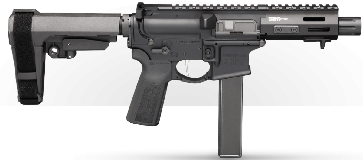 Springfield Armory Saint Victor 9Mm Pistol 5.5&Quot; Bbl Black Brace 1-32Rd Mag