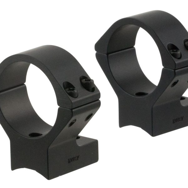 Talley 940725 Scope Mount/Ring Combo  Black Anodized 1" Tube Savage Round Receiver with AccuTrigger (110 Series/A17/A22) Medium Rings