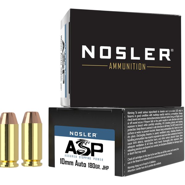 Nosler Assured Stopping Power 10mm 180gr — 20 rds