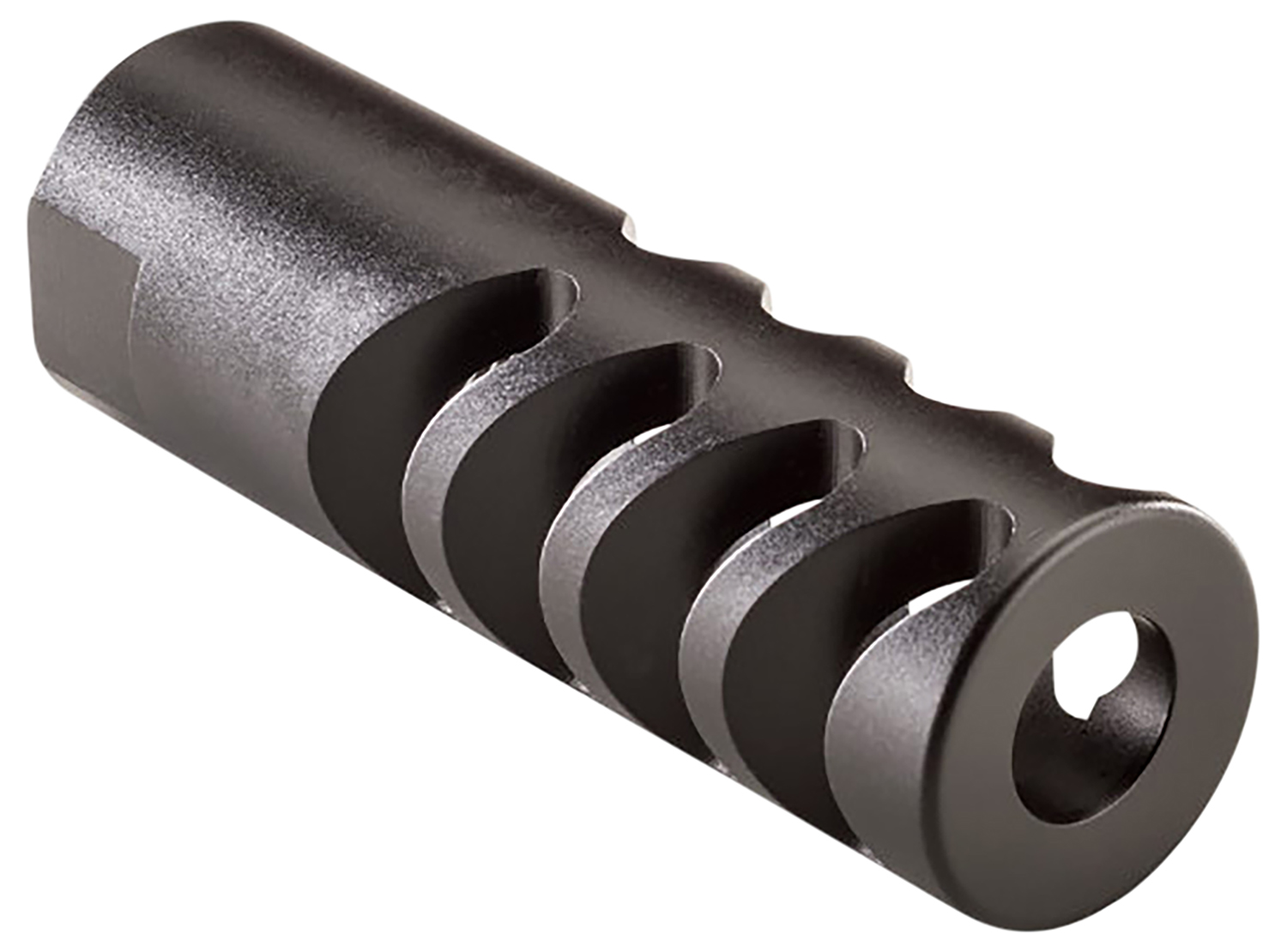Alexander Arms MBMMB64KIT Millennium Muzzle Brake Kit Black Steel with 49/64-20 RH tpi Threads 4" OAL 3.50" Diameter for 50 Beowulf