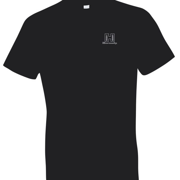 Hornady Gear 30126 Fueled By Hornady  Black Cotton, Short Sleeve Semi-Fitted 3XL