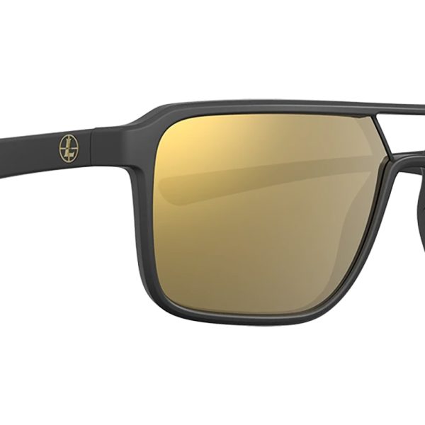 Leupold 182675 Performance Wear Bridger Bronze Mirror Lens Polycarbonate Matte Black Frame