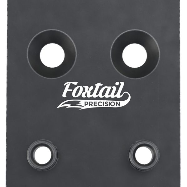 Foxtail Precision 100010 Adapter Plate  Black Anodized Aluminum, Compatible w/Glock MOS, Holosun 407K/507K/EPS Carry Pattern Footprint Mount
