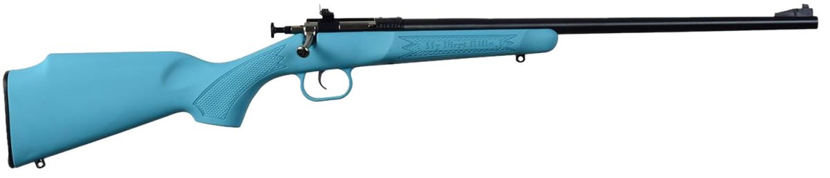 Crickett Ksa302 My First Rifle  22 S/L/Lr Single Shot 16.10&Quot; Blued Barrel &Amp; Receiver, Blue Synthetic Fixed Stock