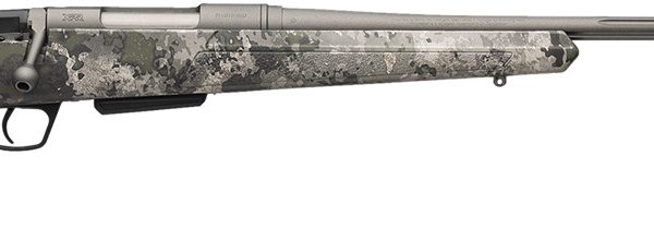 Winchester Repeating Arms 535800299 XPR Extreme 308 Win 3+1 24" Tungsten Cerakote Fluted Threaded Barrel & Drilled & Tapped Steel Receiver, Fixed TrueTimber VSX Synthetic Stock