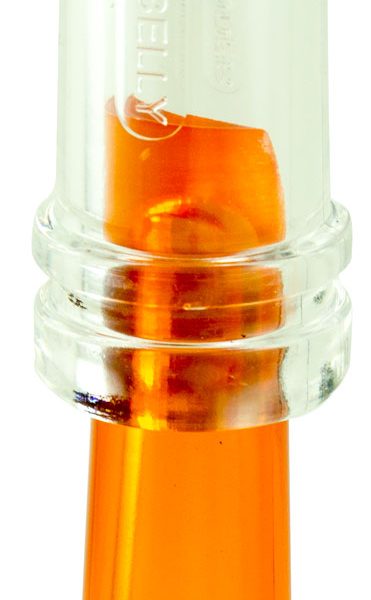 Duck Commander DCSPRCK Specklebelly  Single Reed Specklebelly Sounds Attracts Geese Clear/Orange Acrylic