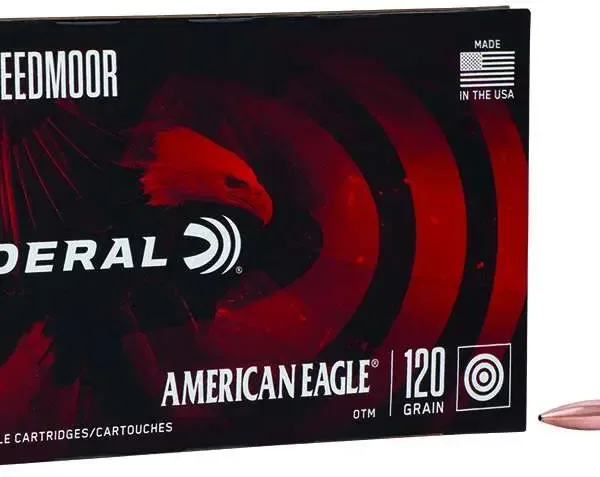 FEDERAL 6.5 CREEDMOOR 120GR AMERICAN EAGLE OTM 20 RD/BX 10 BX/CS