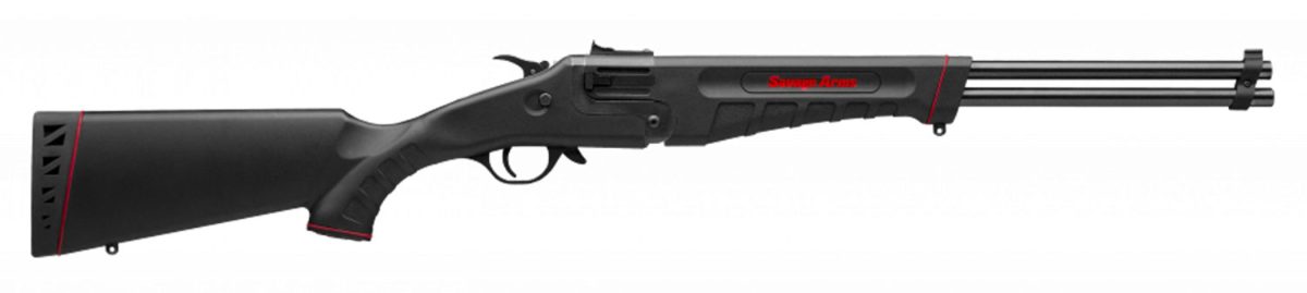 Savage Arms 22440 42 Takedown Full Size 22 Lr/410 Gauge 1Rd 20&Quot; Satin Black Sporter Barrel Satin Black Carbon Steel Receiver Matte Black Fixed Synthetic Stock Ambidextrous