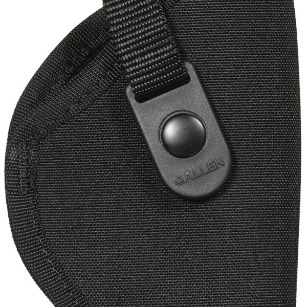 Allen 44807 Cortez  OWB, Size 07, Black Polyester, Belt Loop Compatible w/Glock 17/22, Security-9 Right Hand