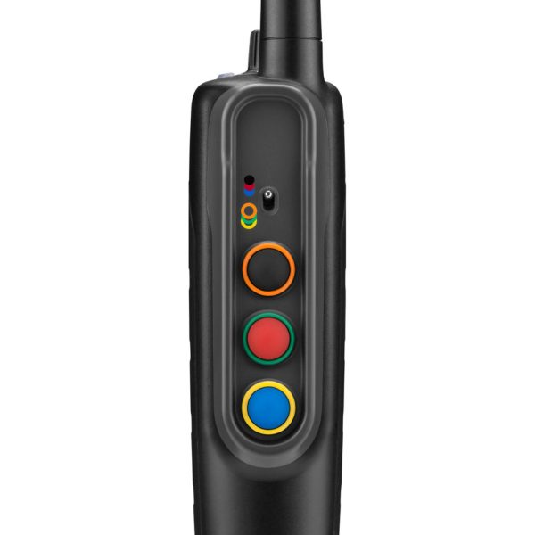 Garmin 0100120100 Pro 70 Handheld Black w/BarkLimiter, 1-Hand Operation, Color Coated Buttons Rechargeable Li-ion Up to 6 Dogs 1 Mile Range